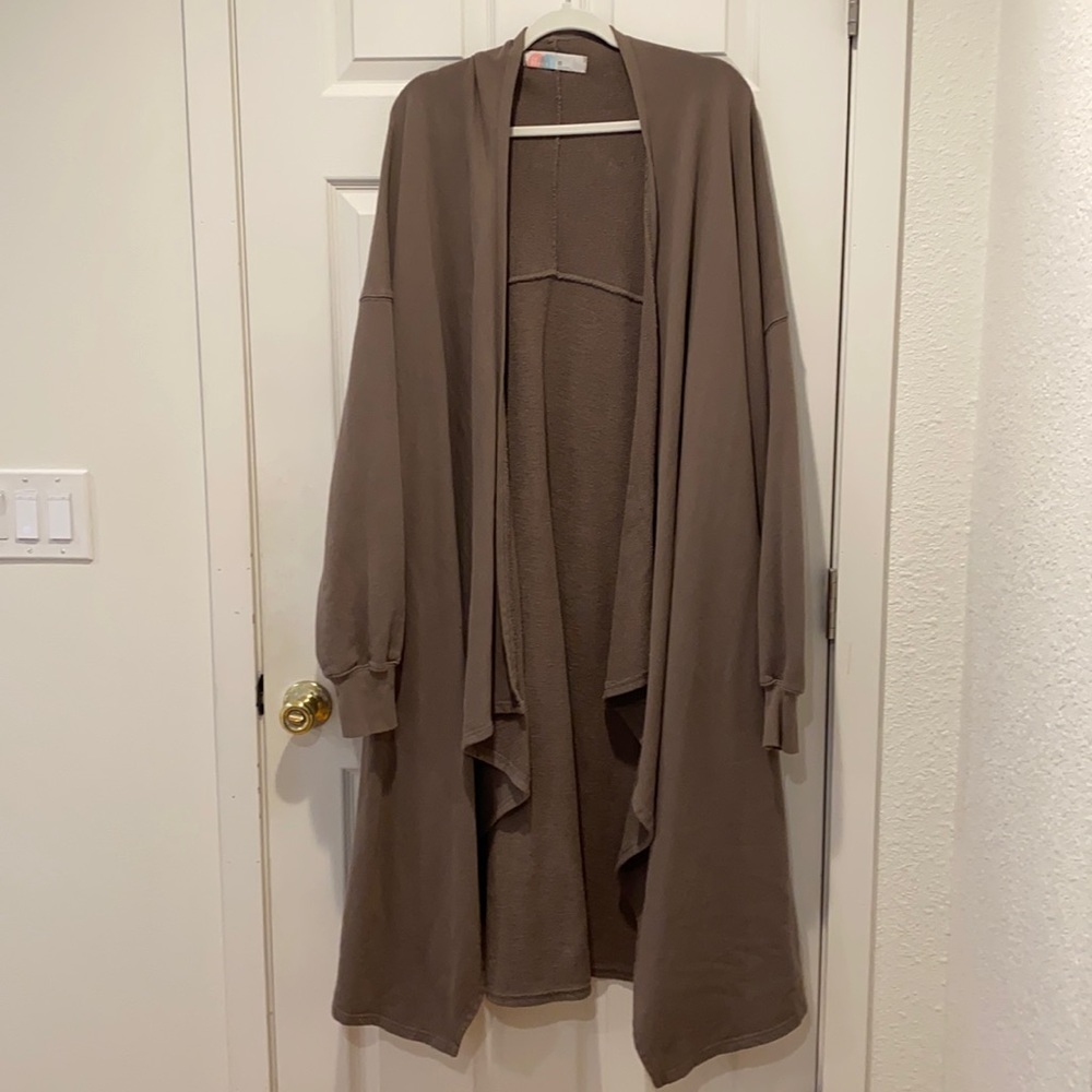 Free People Sweatshirt Jacket